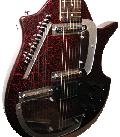 Star's Electric Guitar - by Dan Electro Detail